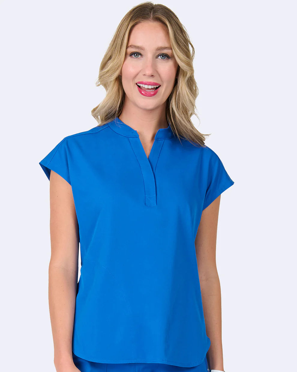 Ava Therese by Zavate Piper Women's 3-Pocket Mandarin Collar Scrub Top
