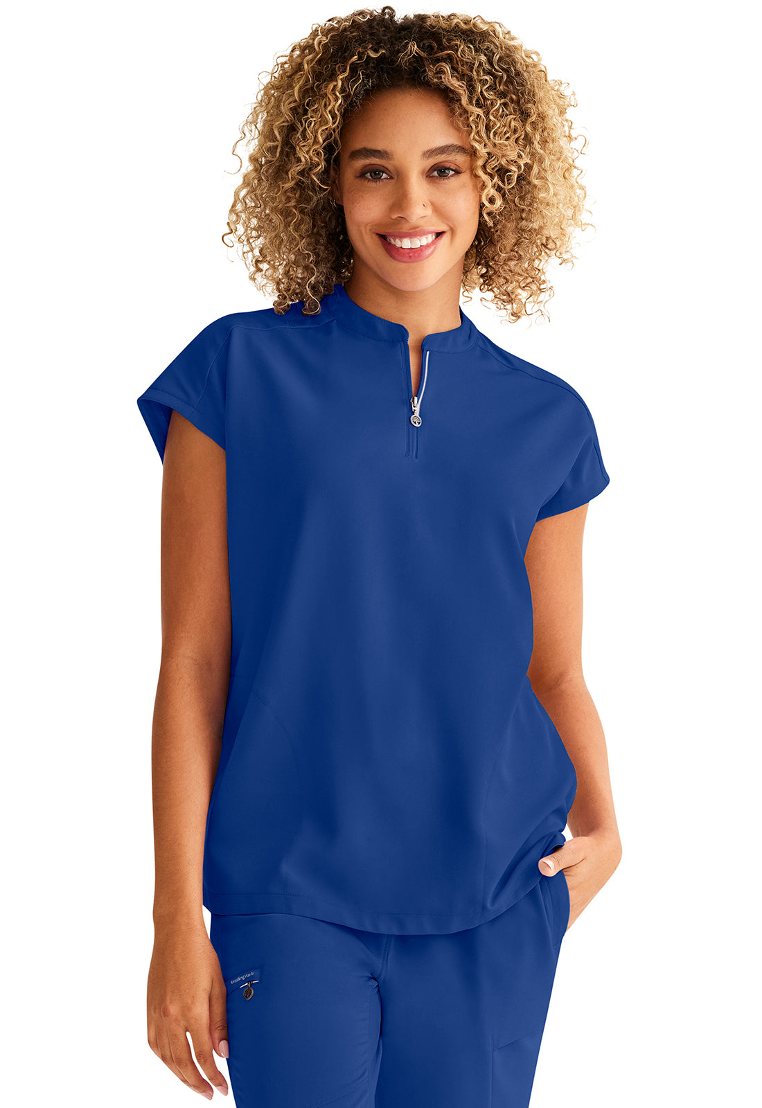 Healing Hands 360 Sandy Mandarin Zipper Top