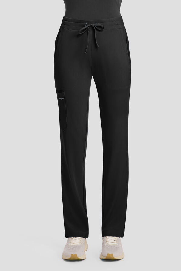 Healing Hands HH Works Women's 5-Pocket Straight Leg Drawstring Cargo Scrub Pants