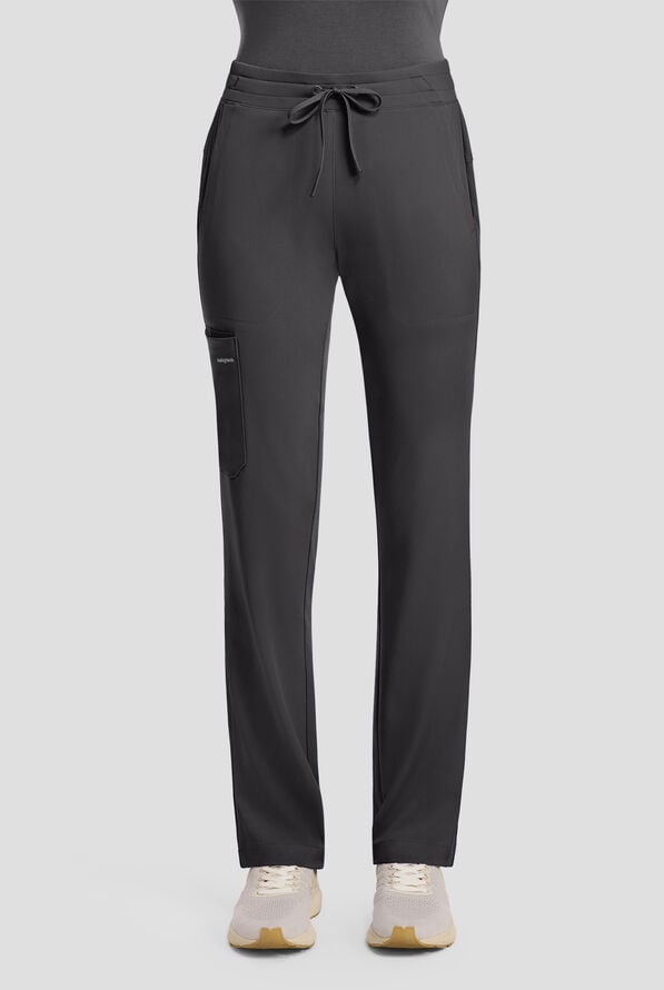 Healing Hands HH Works Women's 5-Pocket Straight Leg Drawstring Cargo Scrub Pants