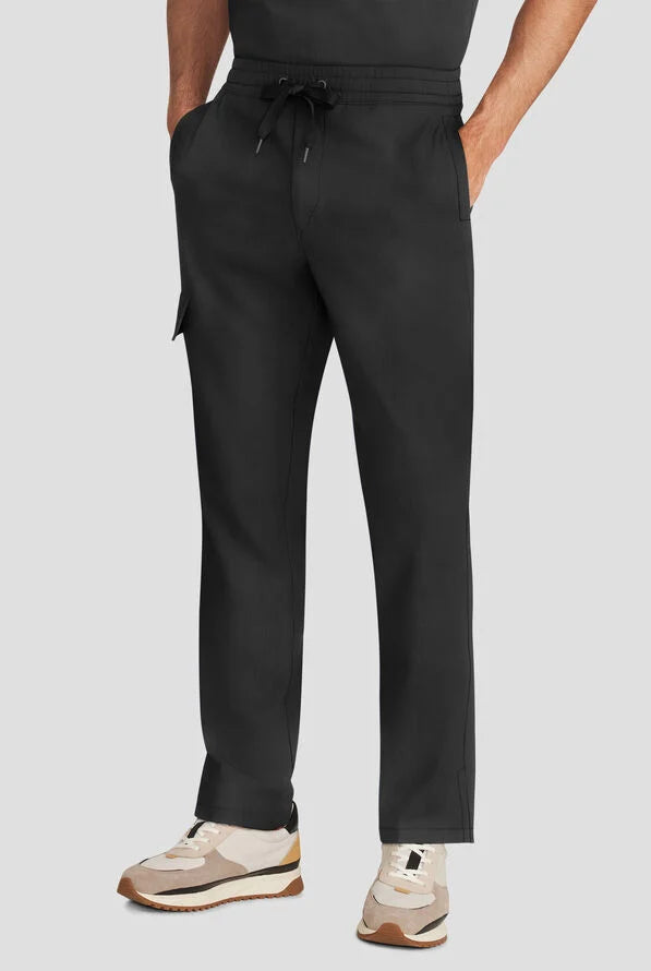 Healing Hands Quest Men's 4-Pocket Straight Leg Drawstring Cargo Scrub Pant