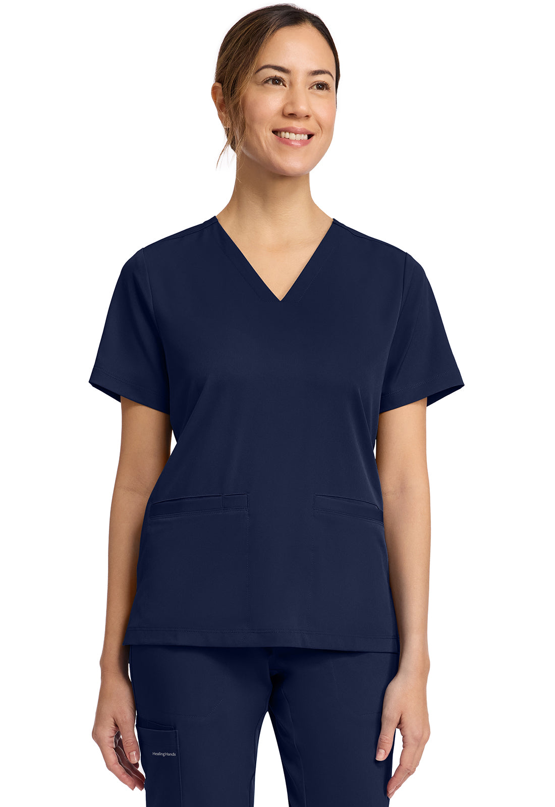 Healing Hands HH Works Women's 3 Pocket V-Neck Top
