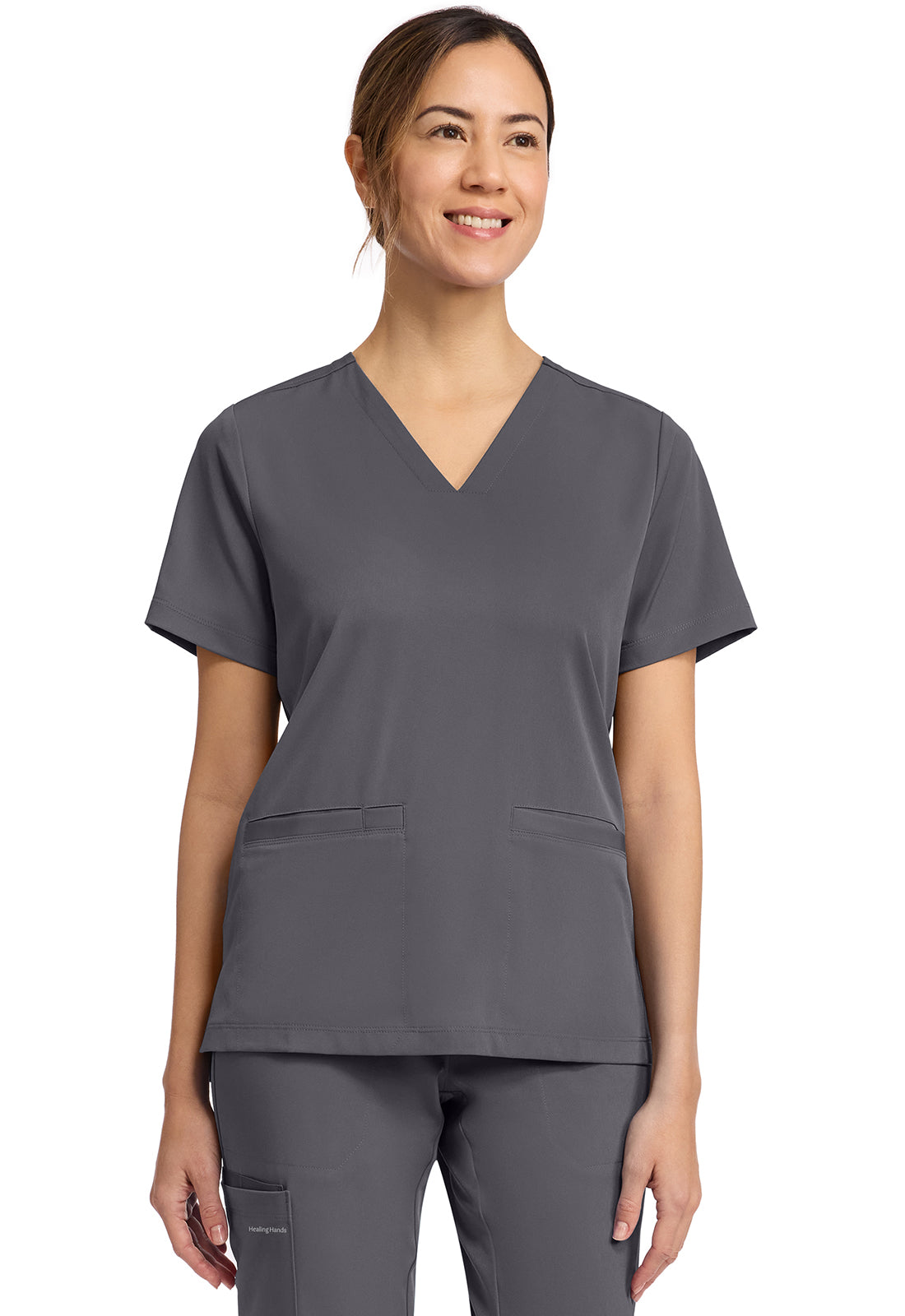 Healing Hands HH Works Women's 3 Pocket V-Neck Top
