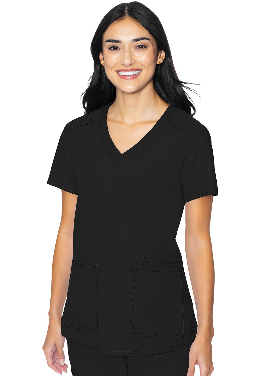 MedCouture Insight 3 Pocket V Neck Top