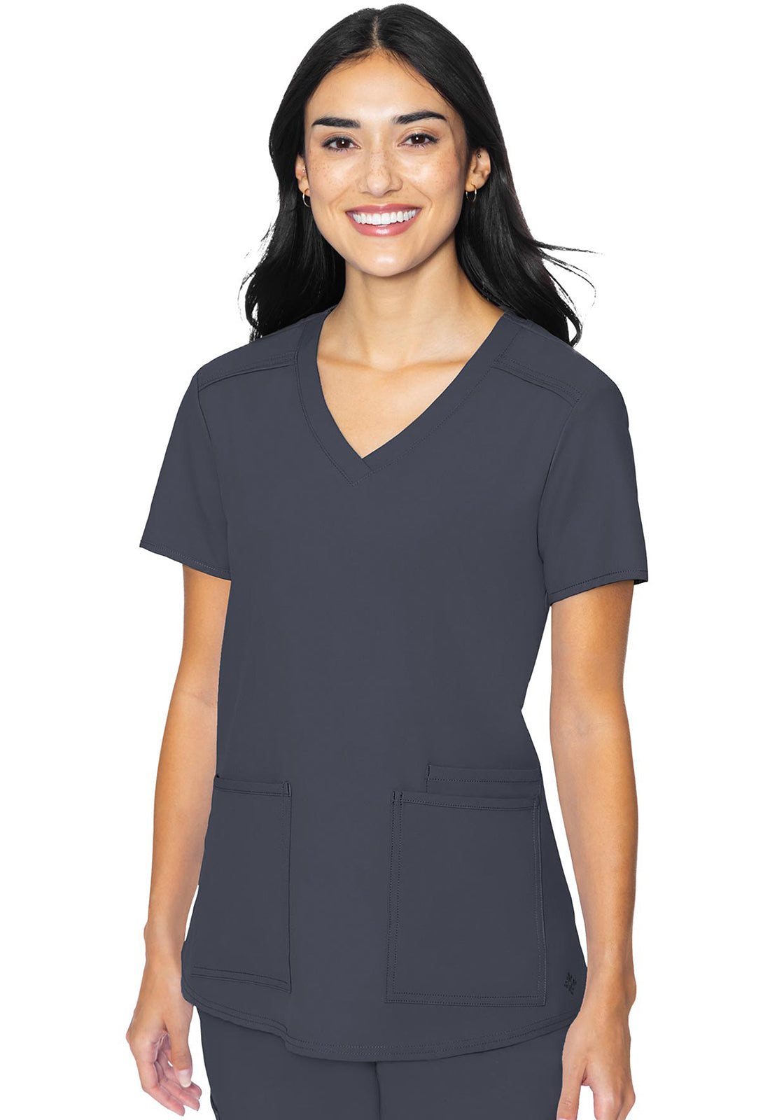 MedCouture Insight 3 Pocket V Neck Top