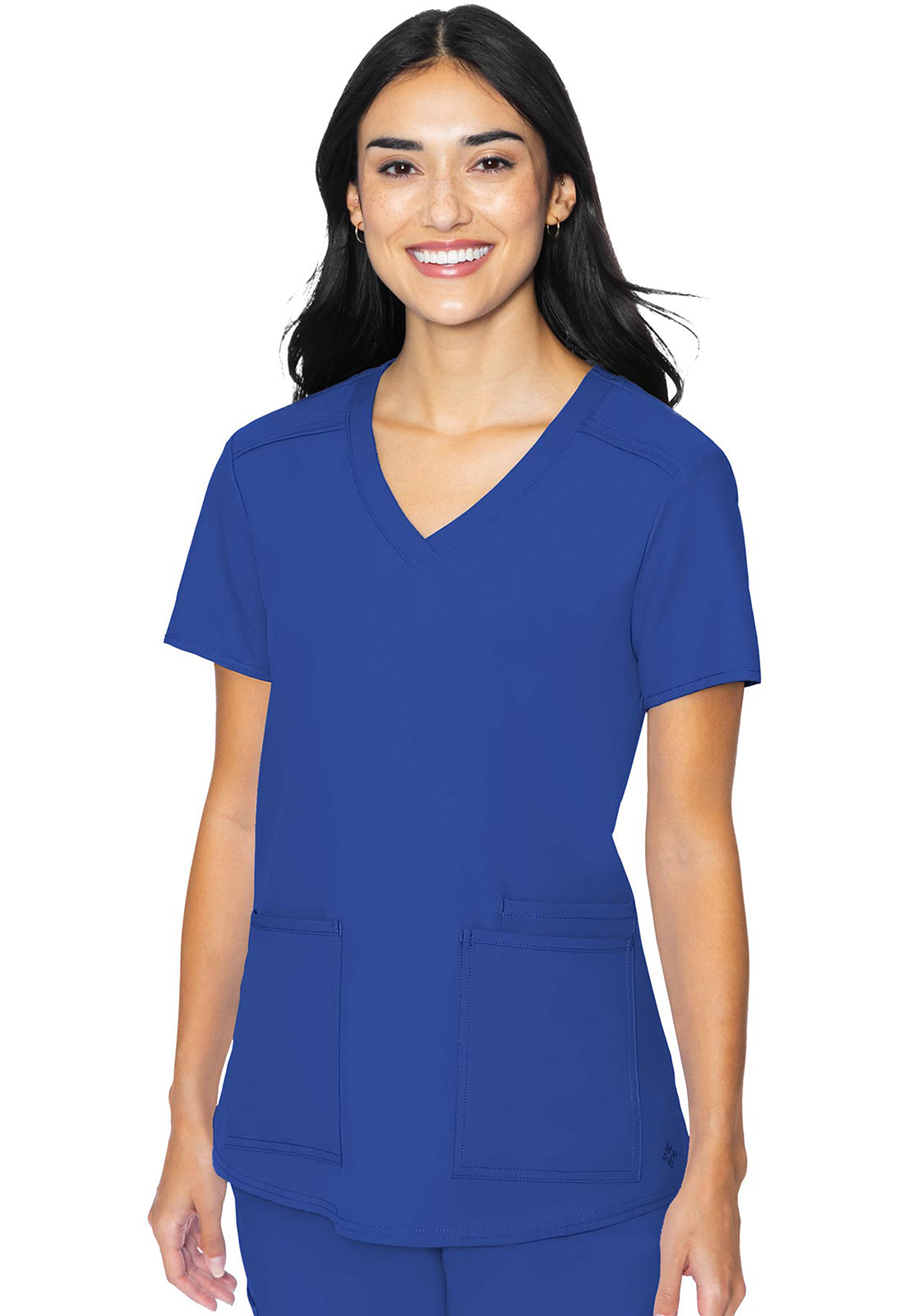 MedCouture Insight 3 Pocket V Neck Top