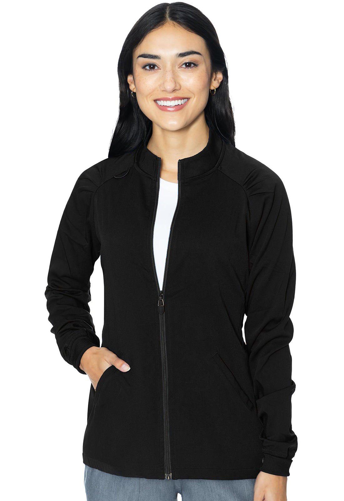 MedCouture Touch Raglan Warmup Jacket