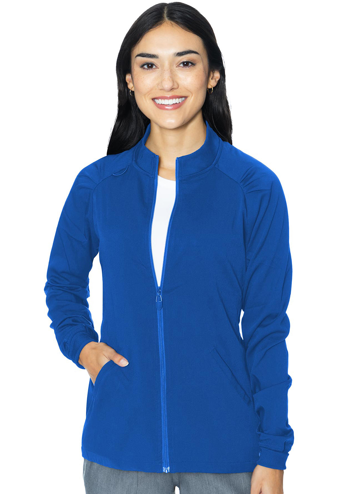 MedCouture Touch Raglan Warmup Jacket