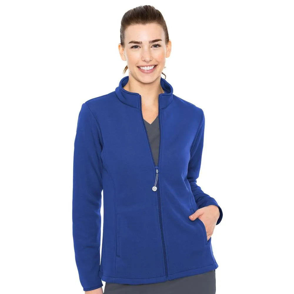 Med Couture Layers Women’s Performance Zip-Up Fleece Jacket