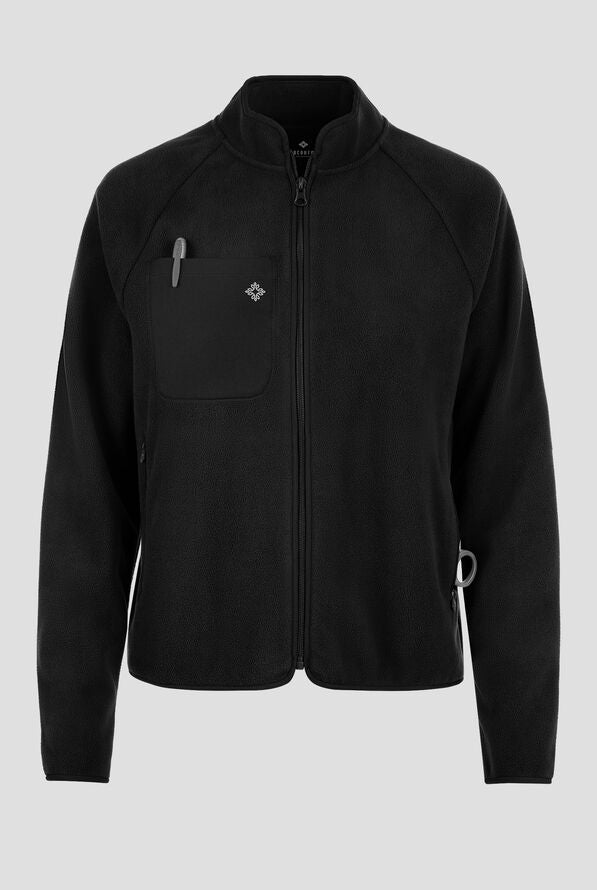 Med Couture Layers Women's Front Fleece Scrub Jacket
