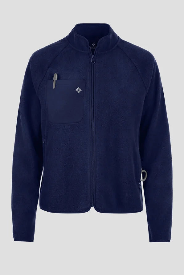 Med Couture Layers Women's Front Fleece Scrub Jacket