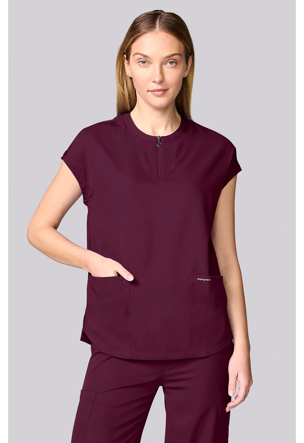 Healing Hands HH Works Dolman Tuck In Scrub Top
