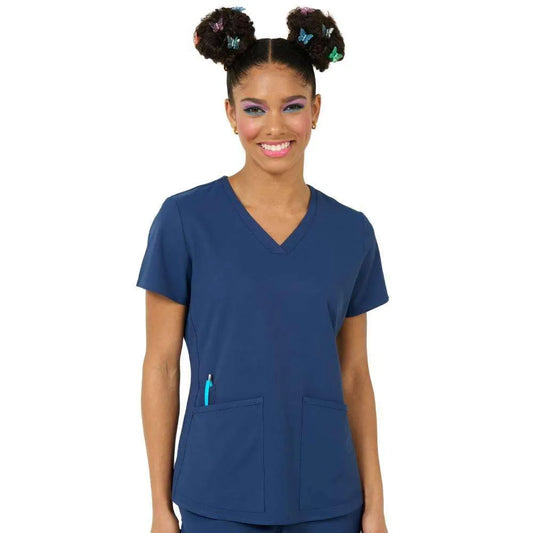 Zavate Studio Focus V-Neck Women’s Scrub Top