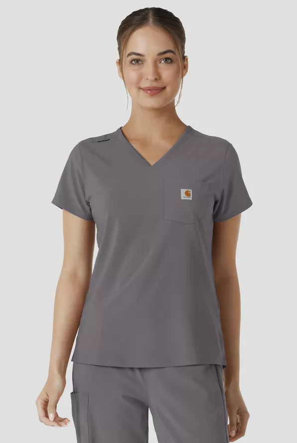 Carhartt Cross-Flex Force Women's 1-Pocket Tuck In Scrub Top