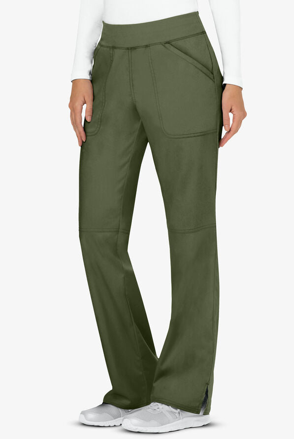 Cherokee Workwear Revolution Women's 4-Pocket STRETCH Pull-On Cargo Scrub Pant