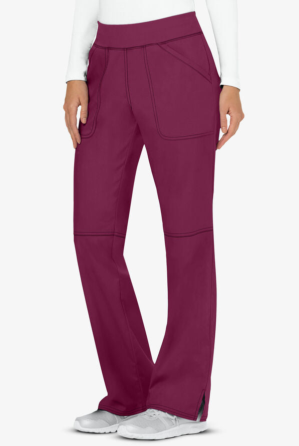Cherokee Workwear Revolution Women's 4-Pocket STRETCH Pull-On Cargo Scrub Pant