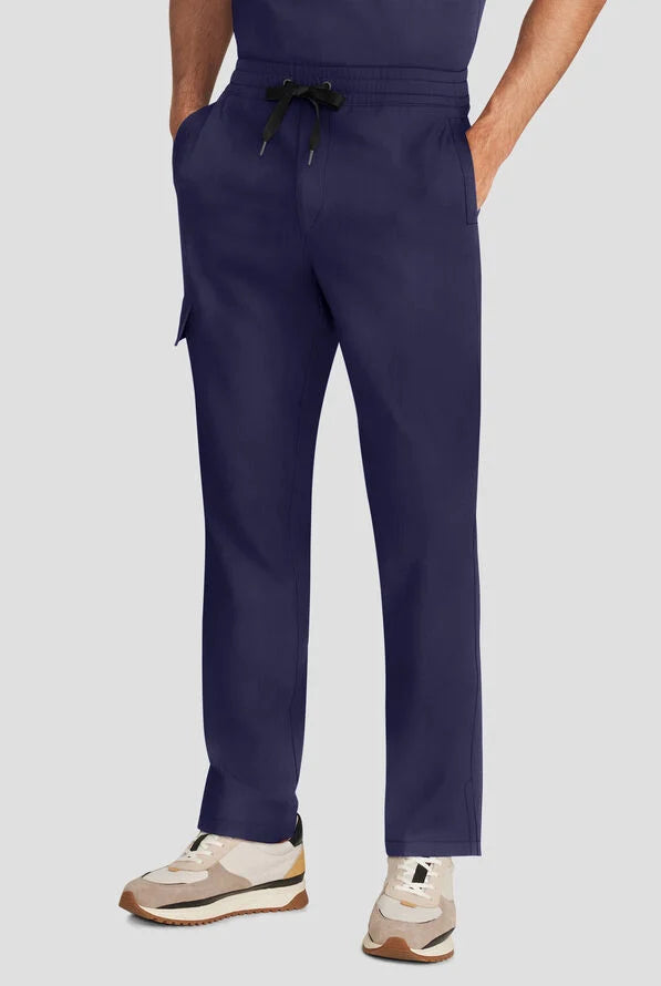 Healing Hands Quest Men's 4-Pocket Straight Leg Drawstring Cargo Scrub Pant