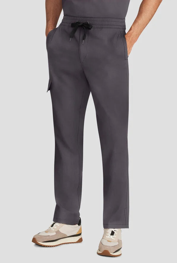 Healing Hands Quest Men's 4-Pocket Straight Leg Drawstring Cargo Scrub Pant