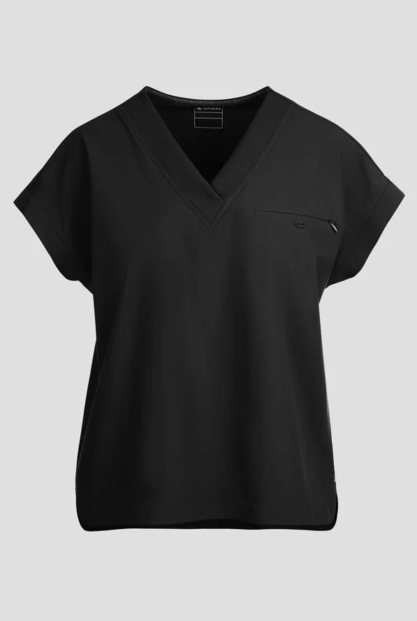 Cherokee Infinity Pursuit Women's 1-Pocket V-Neck Dolman Sleeve Scrub Top