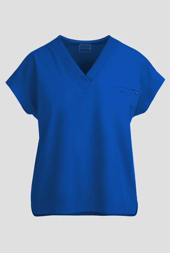 Cherokee Infinity Pursuit Women's 1-Pocket V-Neck Dolman Sleeve Scrub Top