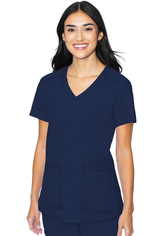 MedCouture Insight 3 Pocket V Neck Top