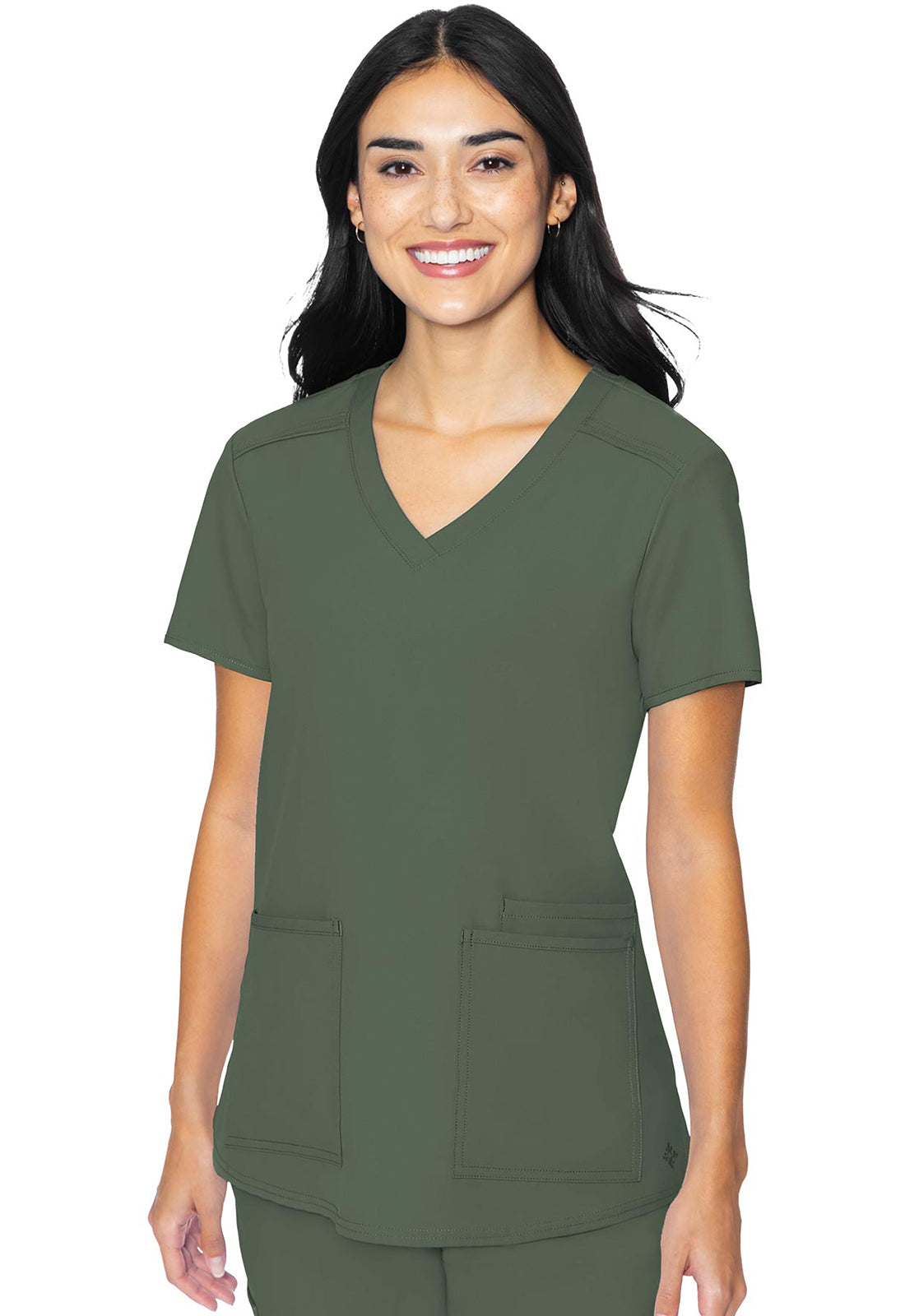 MedCouture Insight 3 Pocket V Neck Top