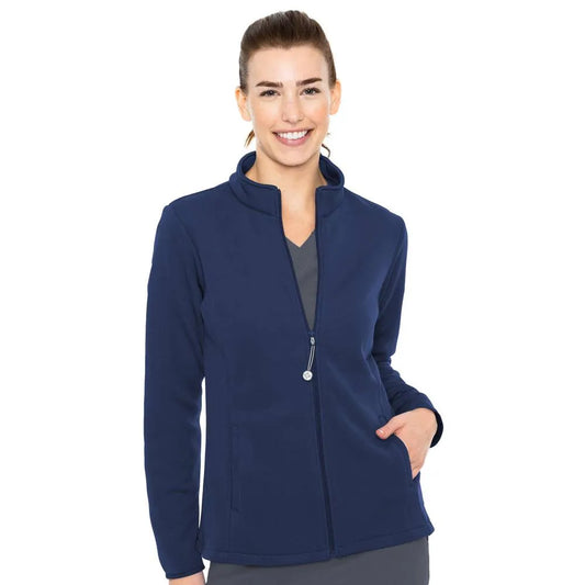 Med Couture Layers Women’s Performance Zip-Up Fleece Jacket