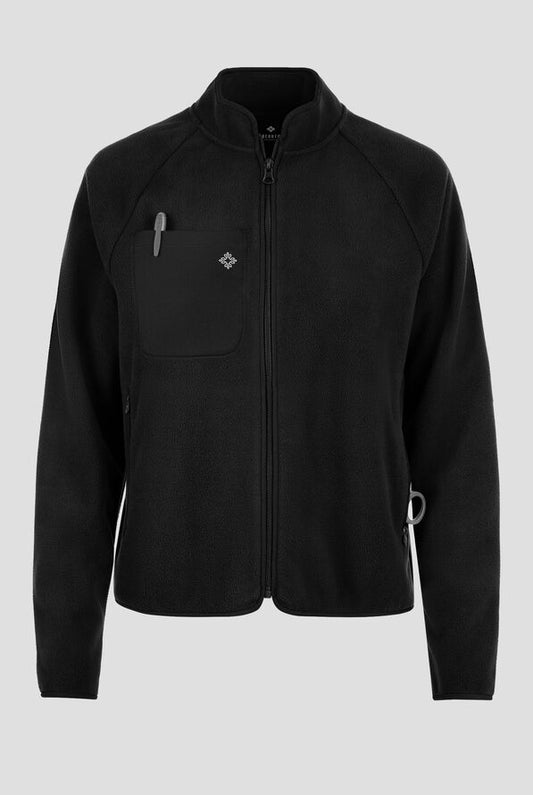 Med Couture Layers Women's Front Fleece Scrub Jacket