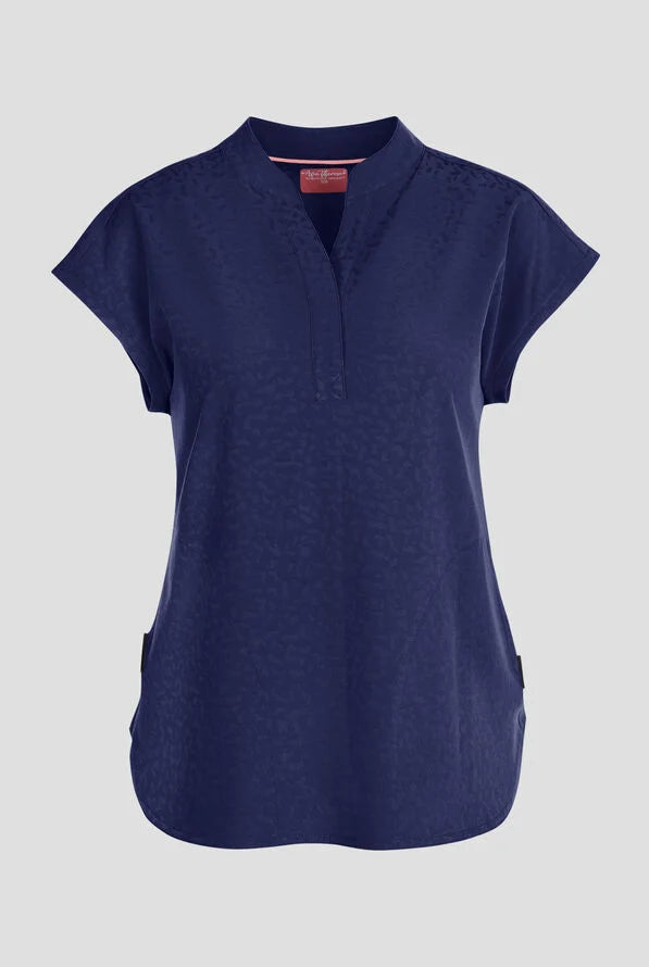Zavate Ava Therese Cheetah Jacquard Dolman Sleeve Top